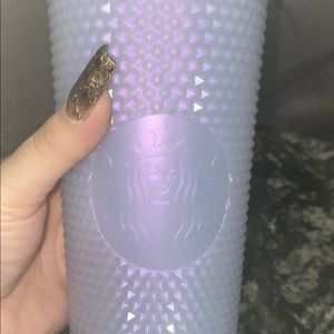 💜💜2021 Starbucks Holiday Icy White Studded Tumbler